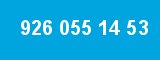 926 055 14 53 926 055 14 53
